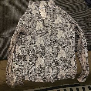 UPF 50 snakeskin golf shirt